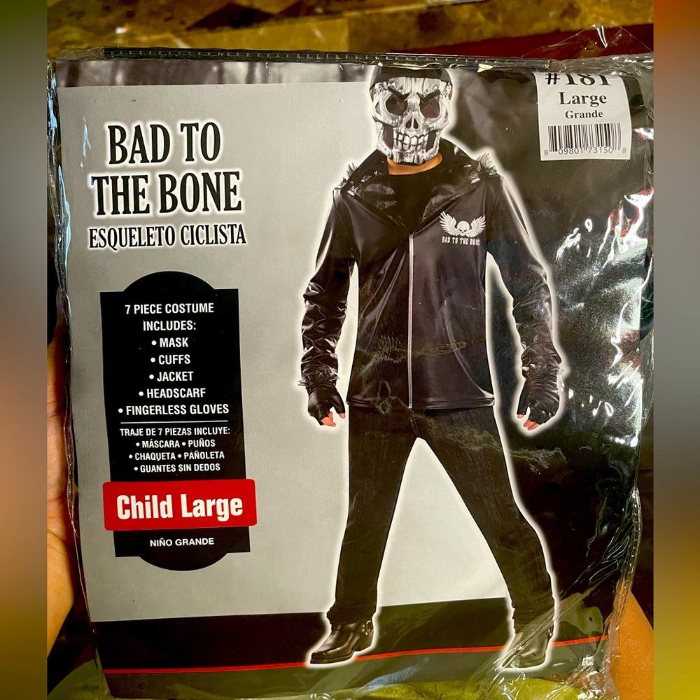 Bad to the Bone / Esqueleto Ciclista size Large 12-14